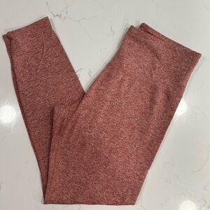 Red Heathered Leggings